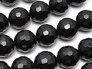 [Video] Onyx  128Faceted Round 12mm 1strand beads (aprx.15inch/38cm)