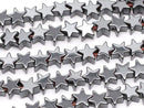 Hematite Star 4x4x2mm 1strand beads (aprx.15inch/38cm)