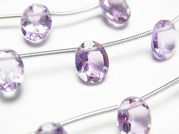 [Video] High Quality Pink Amethyst AAA Oval Faceted 9x7mm 1strand (10pcs)