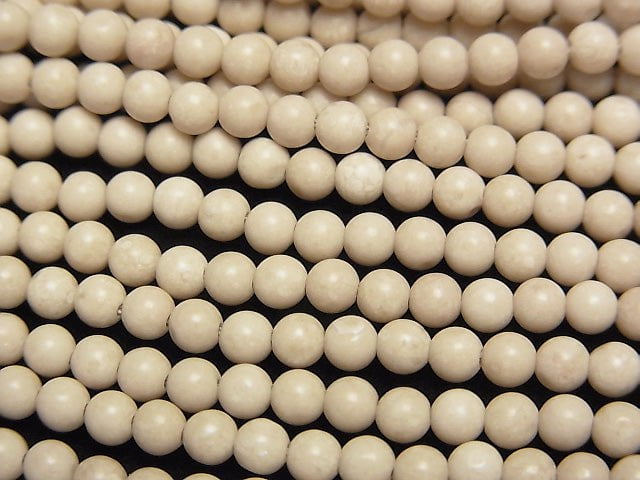 Riverstone  Round 3mm 1strand beads (aprx.15inch/38cm)