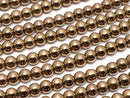 Hematite Round 3mm Bronze Color Coating 1strand beads (aprx.15inch / 38cm)