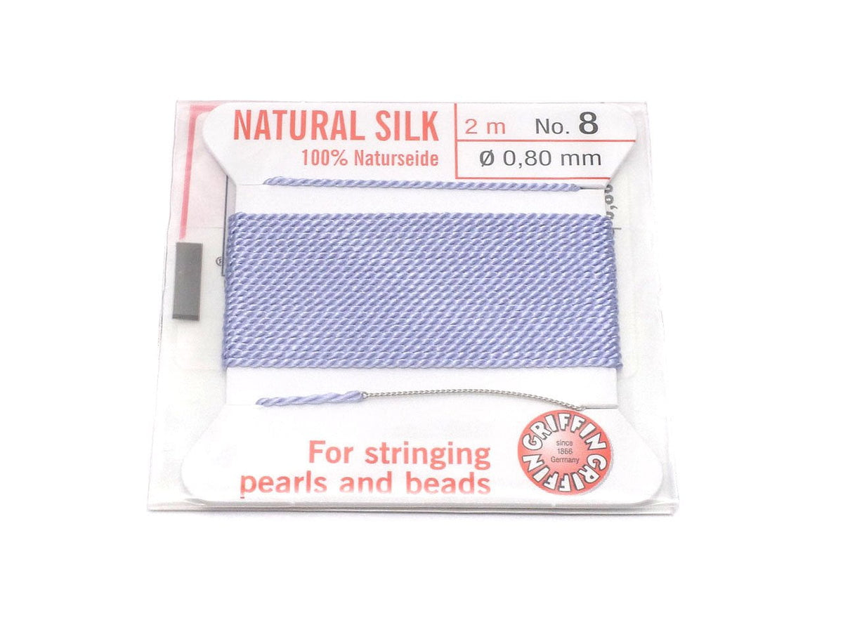 Griffin Cord (Silk Bead Cord Thread) [0.75mm-1.05mm] Lilac 1pc