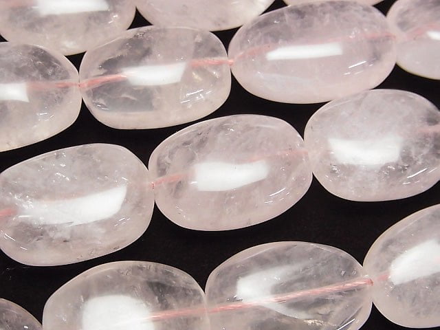 [Video] Rose Quartz AA++ Nugget half or 1strand beads (aprx.15inch/36cm)