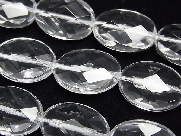 [Video] Crystal AAA - Faceted Oval 18 x 13 x 7 mm half or 1 strand beads (aprx.14 inch / 35 cm)
