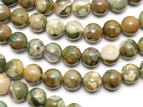 [Video] Rainforest Rhyolite  Round 6mm 1strand beads (aprx.15inch/38cm)
