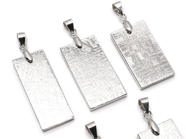 [Video]Meteorite Pendant Rectangle Both Side Finish [M size] 1pc