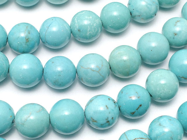 Magnesite Turquoise  Round 8mm 1strand beads (aprx.15inch/37cm)