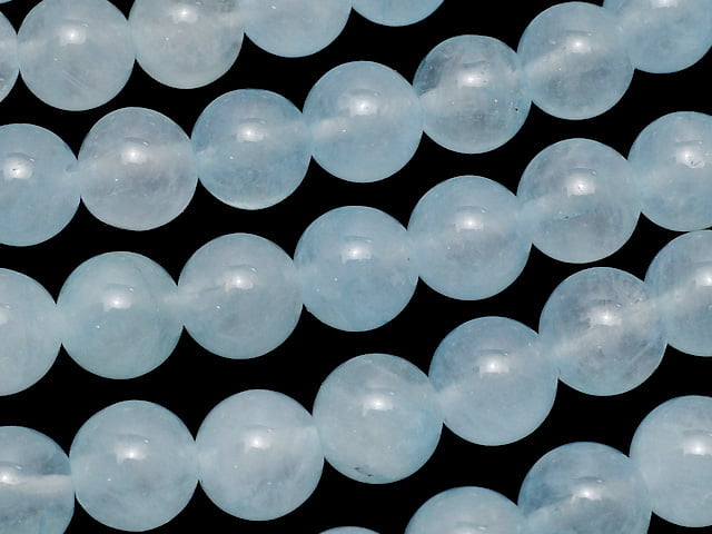 Light Blue Jade Round 8mm 1strand beads (aprx.15inch/36cm)