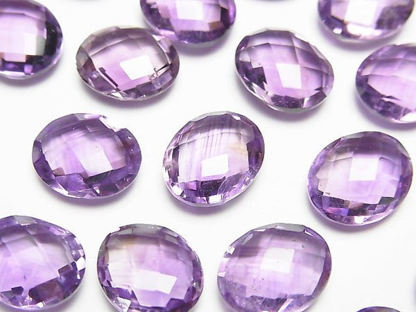 [Video] High Quality Amethyst AAA Undrilled Faceted Oval 12x10x5mm 3pcs $6.79!