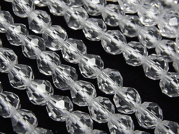 [Video] High Quality! Crystal AAA Faceted Drop 6x6x6mm half or 1strand beads (aprx.15inch / 38cm)