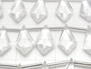 [Video]High Quality Crystal AAA Deformed Diamond Faceted 17x10mm 1strand (10pcs )