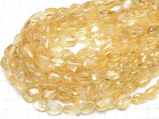 [Video]Citrine AA+ Nugget half or 1strand beads (aprx.15inch/38cm)