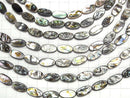 [Video] Abalone Shell Oval 16x8mm half or 1strand beads (aprx.15inch/37cm)
