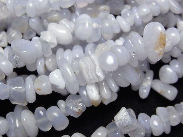 [Video]Blue Lace Agate AA Chips (Small Nugget ) 1strand beads (aprx.30inch/76cm)