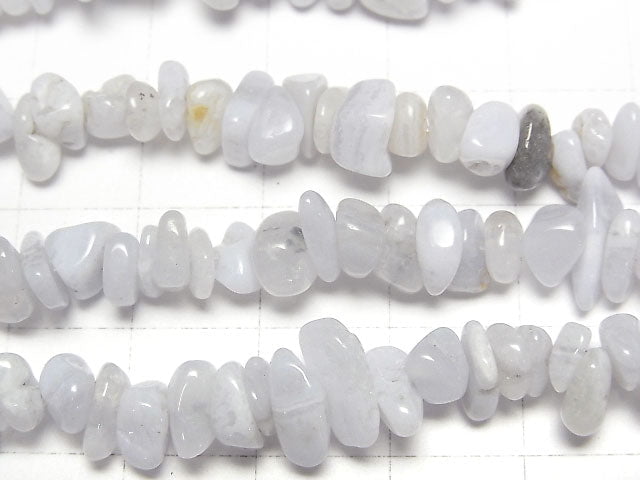 [Video]Blue Lace Agate AA Chips (Small Nugget ) 1strand beads (aprx.30inch/76cm)