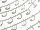 [Video]High Quality Green Amethyst AAA- Crescent Shape 12x8mm half or 1strand (6pcs)