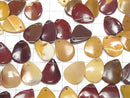 [Video]Mookaite Pear shape (petals) 1strand beads (aprx.15inch/36cm)