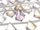 [Video]High Quality Ametrine AAA Deformed Diamond Shape 1strand (5pcs)