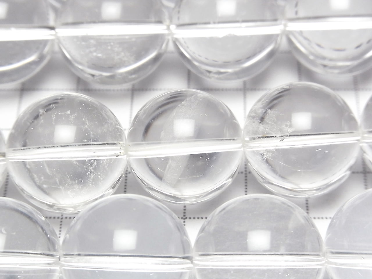 Crystal Quartz AAA- Round 20mm 1/4 or 1strand beads (aprx.15inch/36cm)
