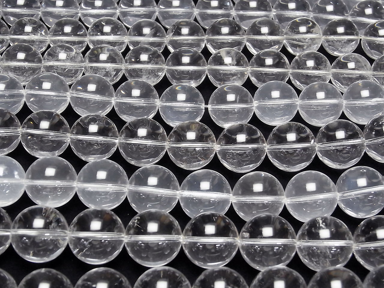 Crystal Quartz AAA- Round 20mm 1/4 or 1strand beads (aprx.15inch/36cm)