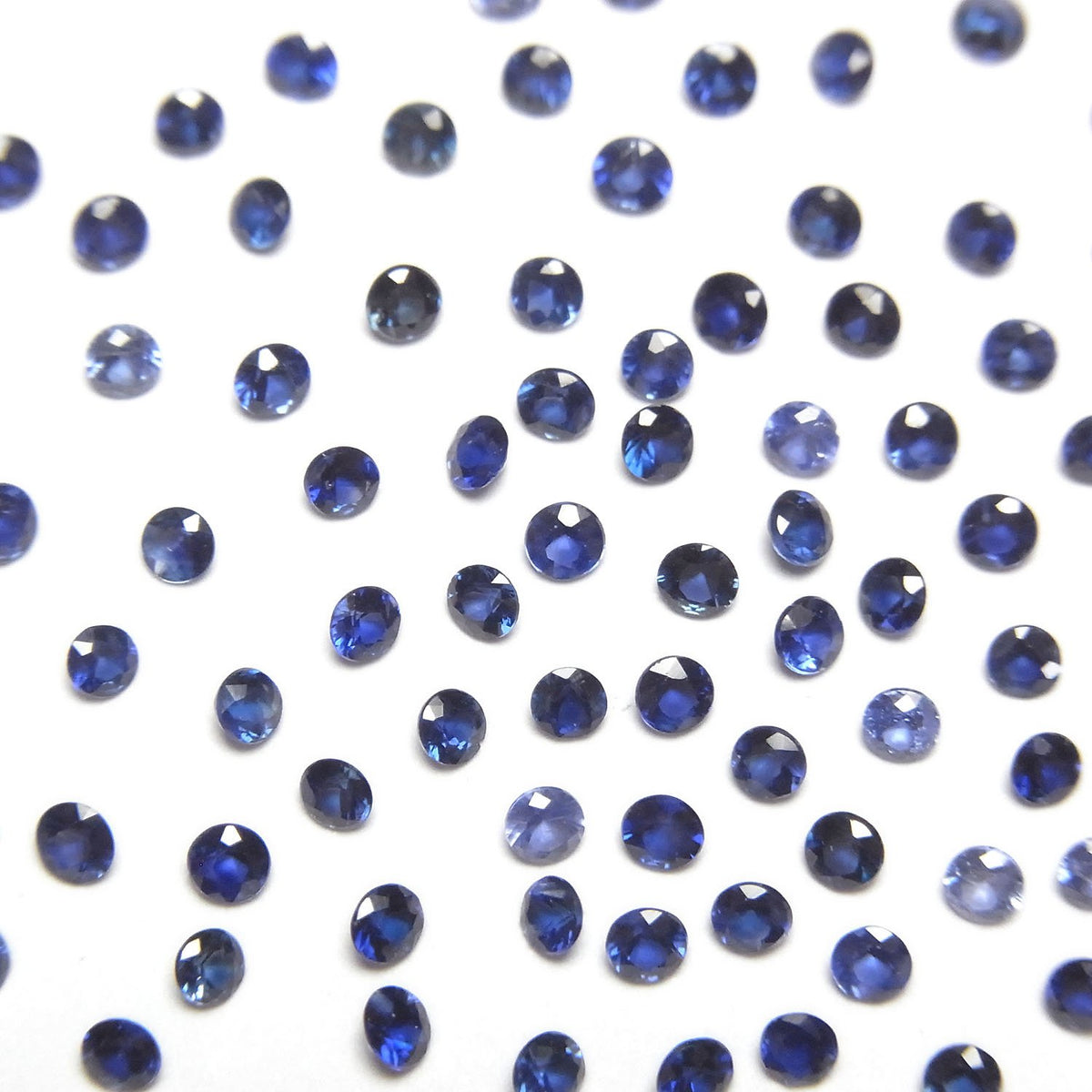 High Quality Sapphire AAA Loose stone Round Faceted 2x2mm 5pcs