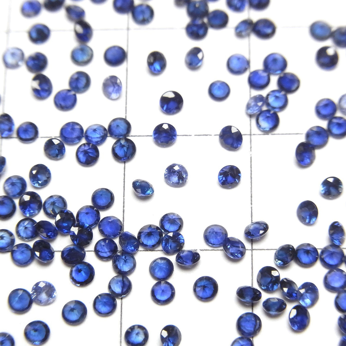 High Quality Sapphire AAA Loose stone Round Faceted 2x2mm 5pcs