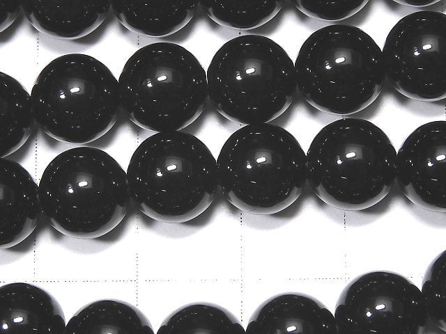 [Video] Onyx Round 8mm 1strand beads (aprx.15inch/36cm)Sale!