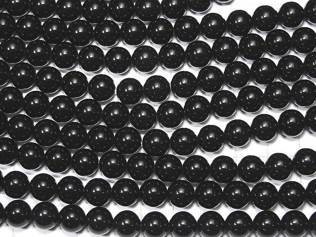 [Video] Onyx  Round 8mm 1strand beads (aprx.15inch/36cm)