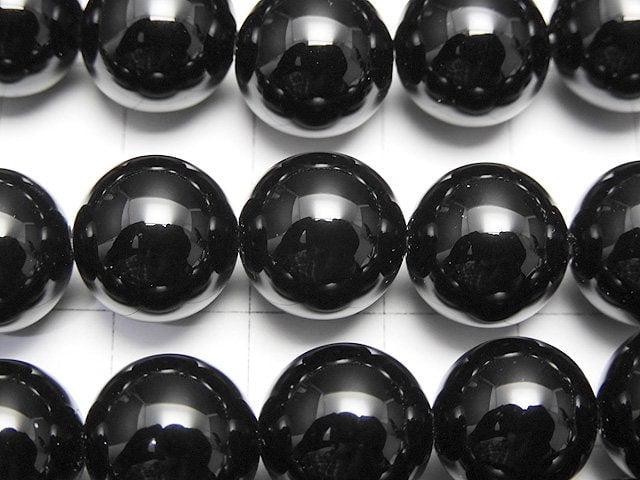 [Video] Onyx  Round 12mm 1strand beads (aprx.15inch/36cm)