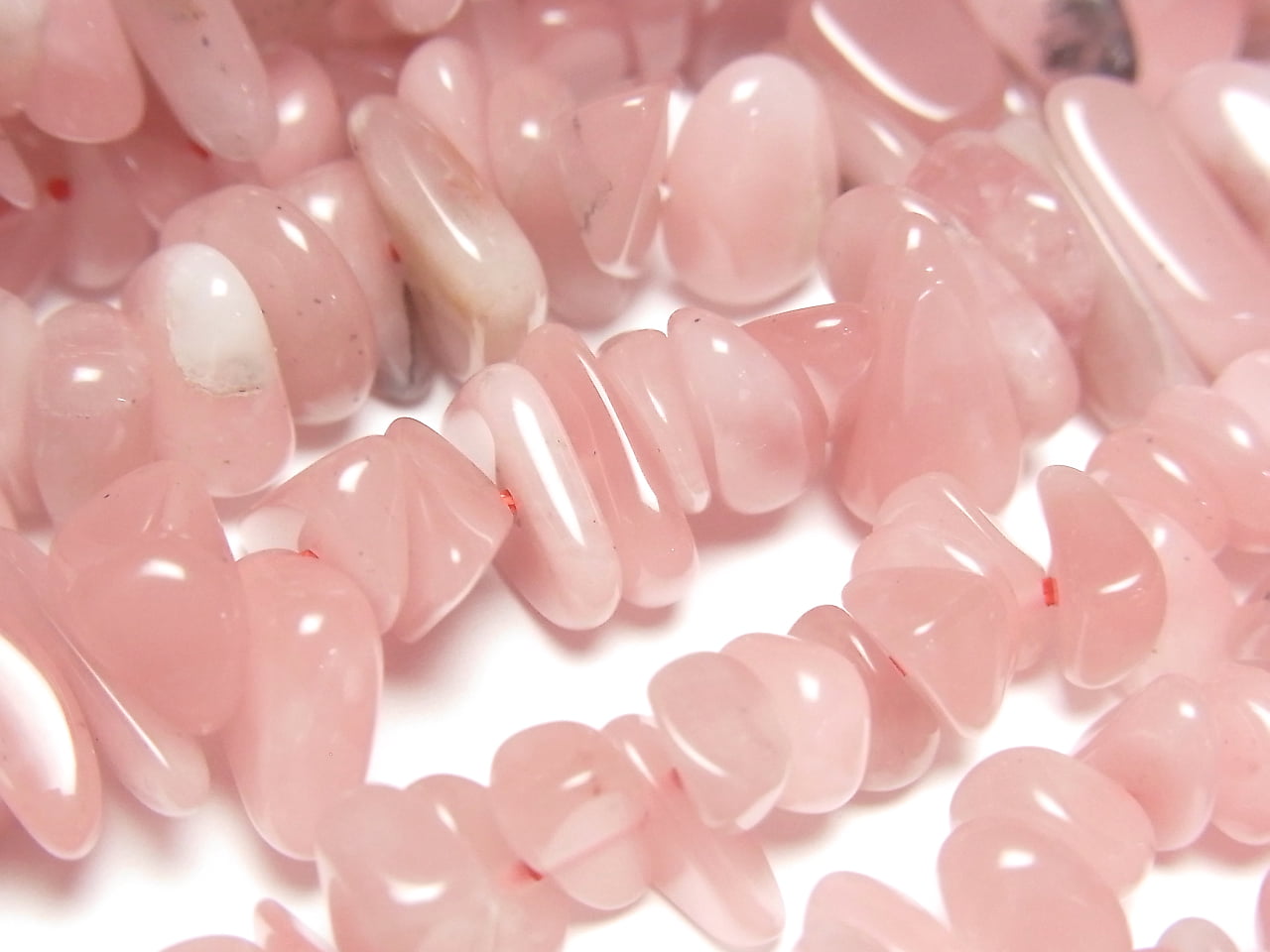 [Vidéo] Quartz Goyave AAA - Pépites (Petites Pépites) 1 brin de perles (environ 16 pouces/40 cm)