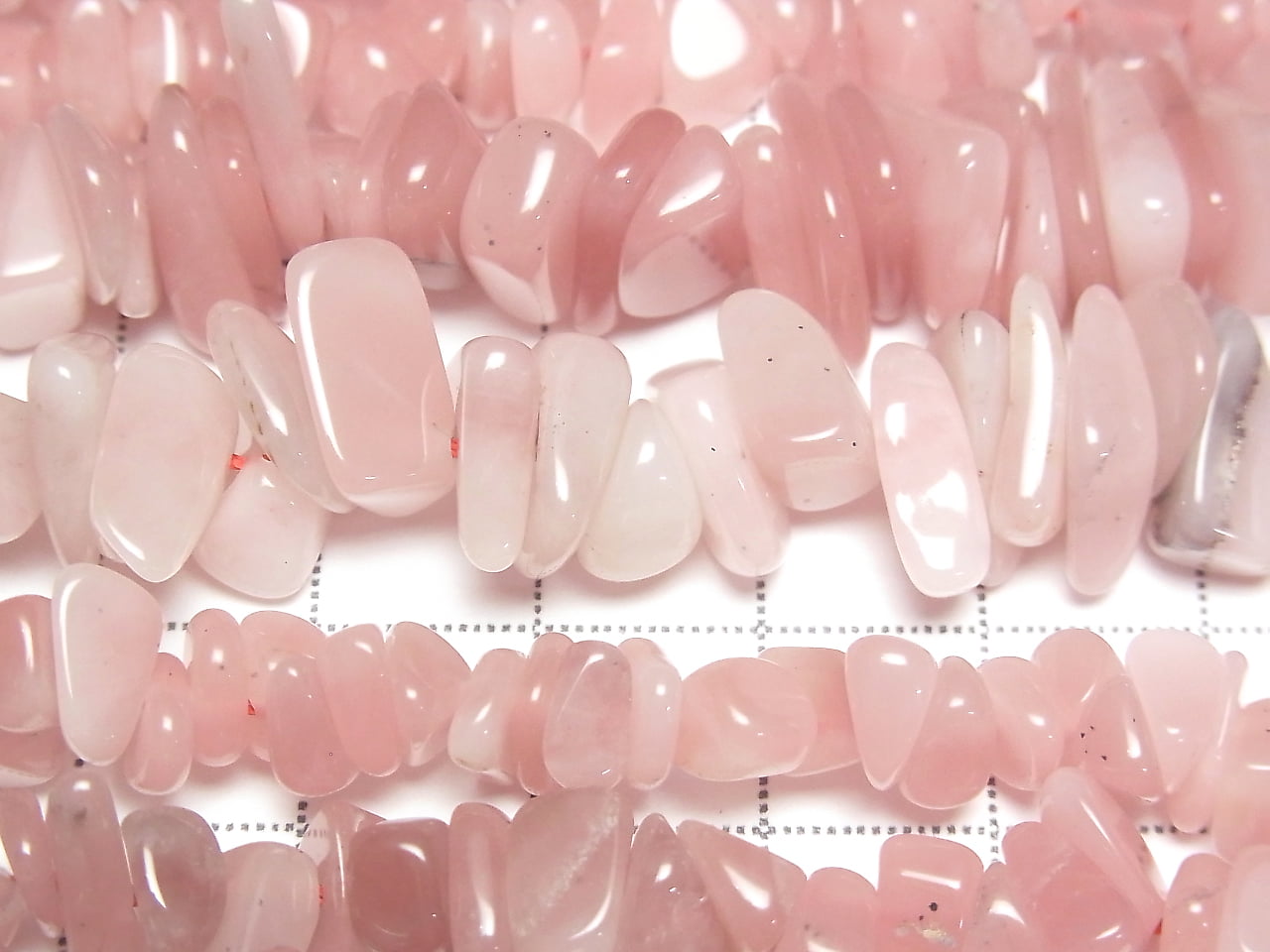 [Vidéo] Quartz Goyave AAA - Pépites (Petites Pépites) 1 brin de perles (environ 16 pouces/40 cm)