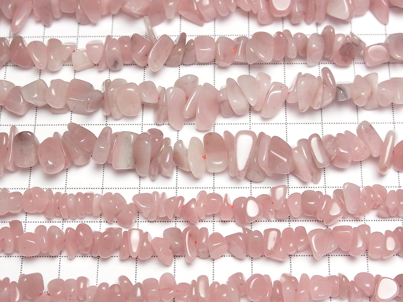 [Vidéo] Quartz Goyave AAA - Pépites (Petites Pépites) 1 brin de perles (environ 16 pouces/40 cm)