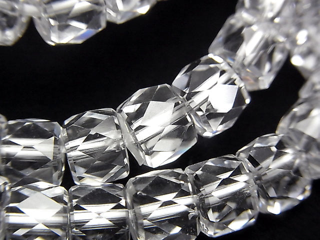[Video] High Quality! Crystal AAA Faceted Button Rondelle 8 x 8 x 6 mm 1strand (Bracelet)
