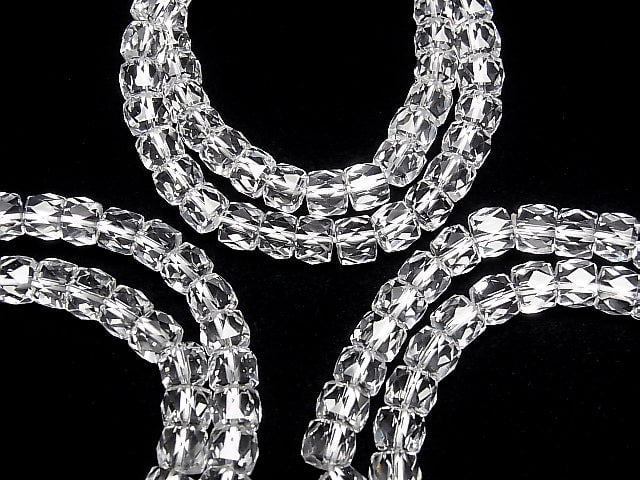 [Video] High Quality! Crystal AAA Faceted Button Rondelle 8 x 8 x 6 mm 1strand (Bracelet)