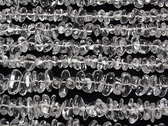 [Video] High Quality Crystal AAA-Chips (Small Nugget) 1-strand beads (approx. 15 inches/38 cm)