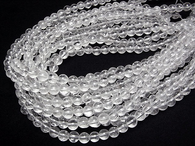 [Video] Himalayan Ice Quartz AAA- - AA++ Round 8mm half or 1strand beads (aprx.15inch / 38cm)