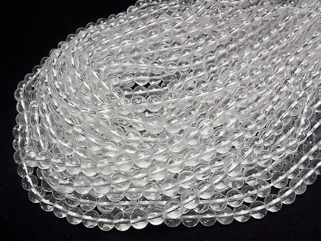 [Video] Himalayan Ice Quartz AAA-AAA- Round 8mm half or 1strand beads (aprx.15inch / 38cm)