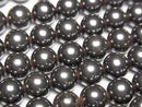 [Video] Natural Hematite AAA Round 8mm 1strand beads (aprx.15inch/37cm)
