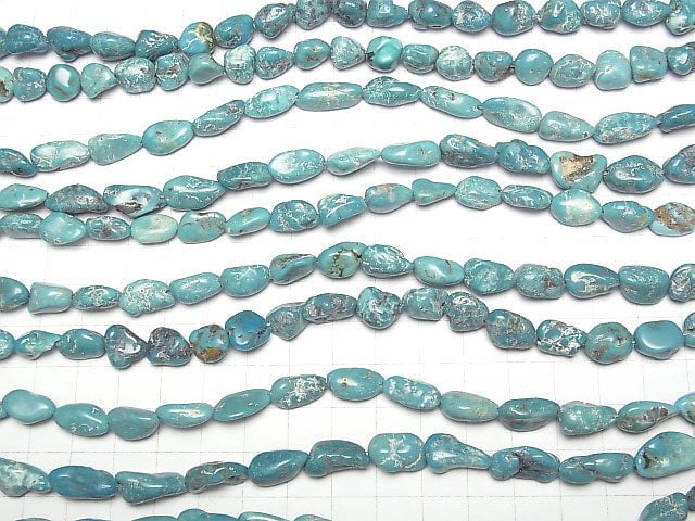 [Video]Turquoise Nugget half or 1strand beads (aprx.15inch/38cm)