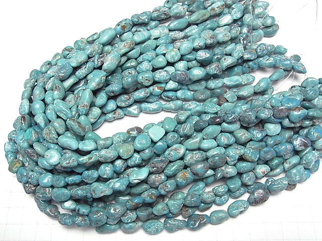 [Video]Turquoise Nugget half or 1strand beads (aprx.15inch/38cm)