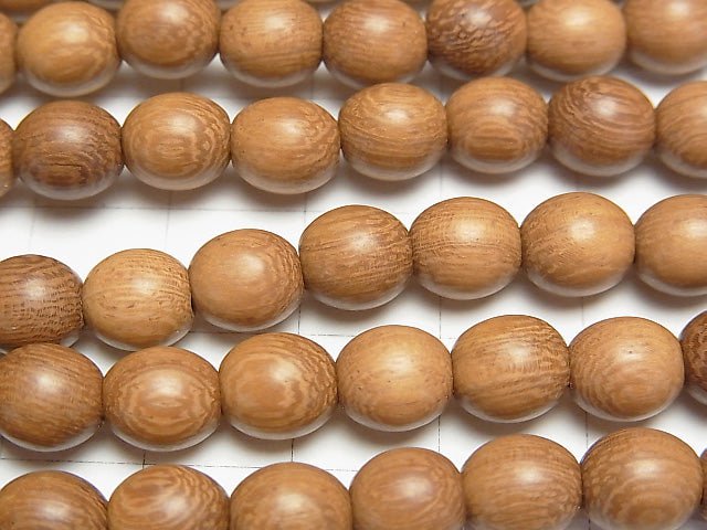 [Video]Wood Beads Rice 8x7x7mm 1strand beads (aprx.15inch/38cm)