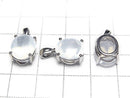[Video] High quality Moonlight Quartz AAA Oval Pendant Silver 925 1pc