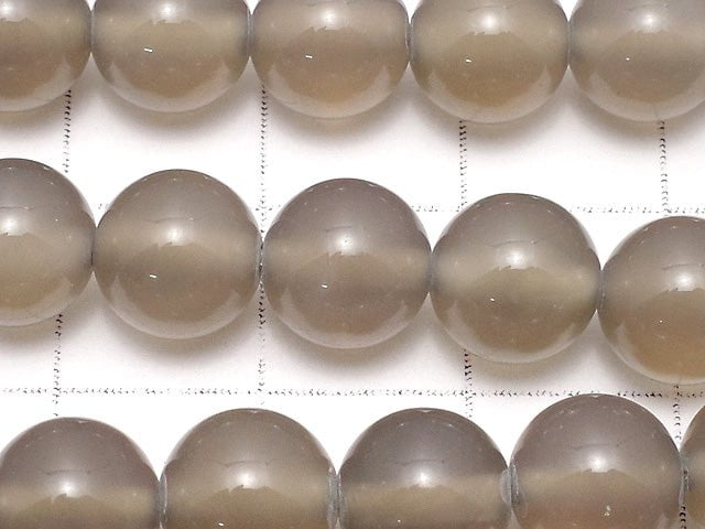 Gray Onyx AAA Round 8mm 1strand beads (aprx.14inch / 35cm)