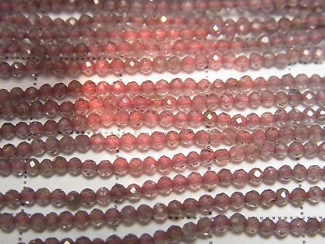 [Video]High Quality! color change Garnet AAA Faceted Round 1.8mm half or 1strand beads (aprx.12inch/30cm)
