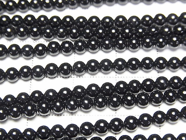 [Video] Onyx  Round 3mm 1strand beads (aprx.15inch/37cm)