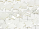 Mother of Pearl MOP White Star [6mm] [8mm] [10mm] [12mm] 1strand beads (aprx.15inch / 36cm)