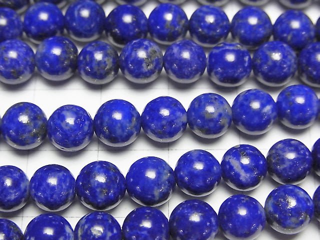 [Video] Lapislazuli AA+ Round 6mm 1strand beads (aprx.15inch/38cm)