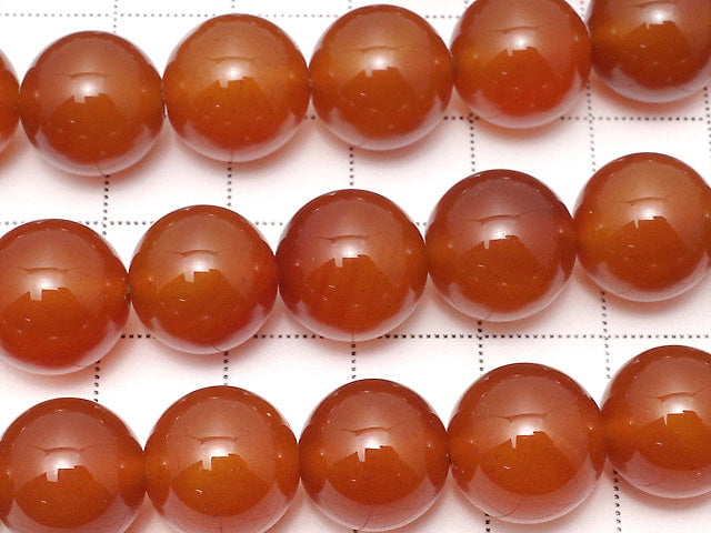 [Video] Carnelian AAA Round 12mm half or 1strand beads (aprx.15inch / 36cm)