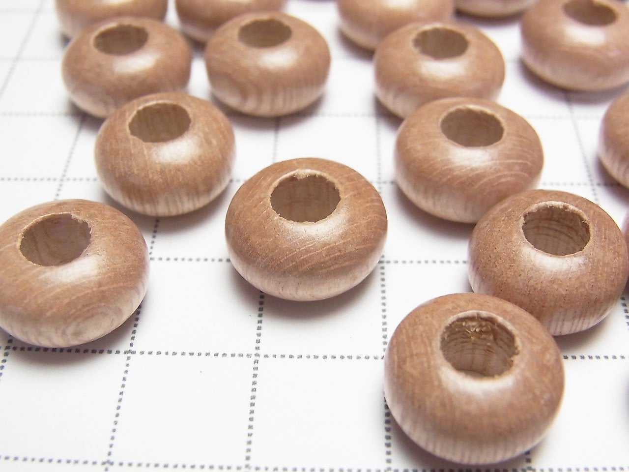 Rosenholz Rondelle 14 mm [5 mm Loch] 10 Stück 3,19 $!