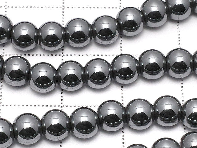 Hematite  Round 5mm 1strand beads (aprx.15inch/38cm)